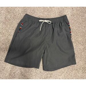 Wowie Nomad Flow Athletic Short Gray Tribal Patterned Pocket Large Linerless